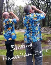Graham Talbot and Chris Campion - birding Hawaiian style