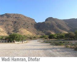Text Box: Wadi Hamran, Dhofar